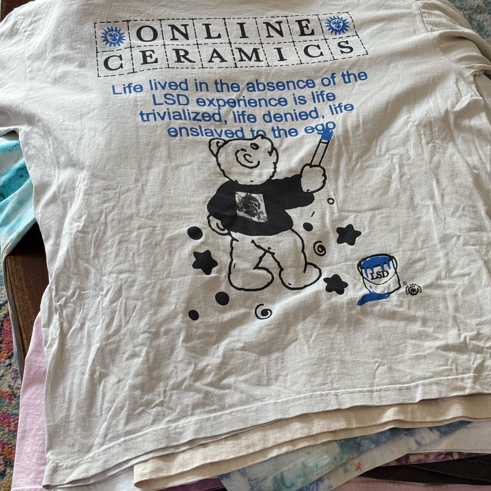 Online ceramics Terence McKenna tshirt